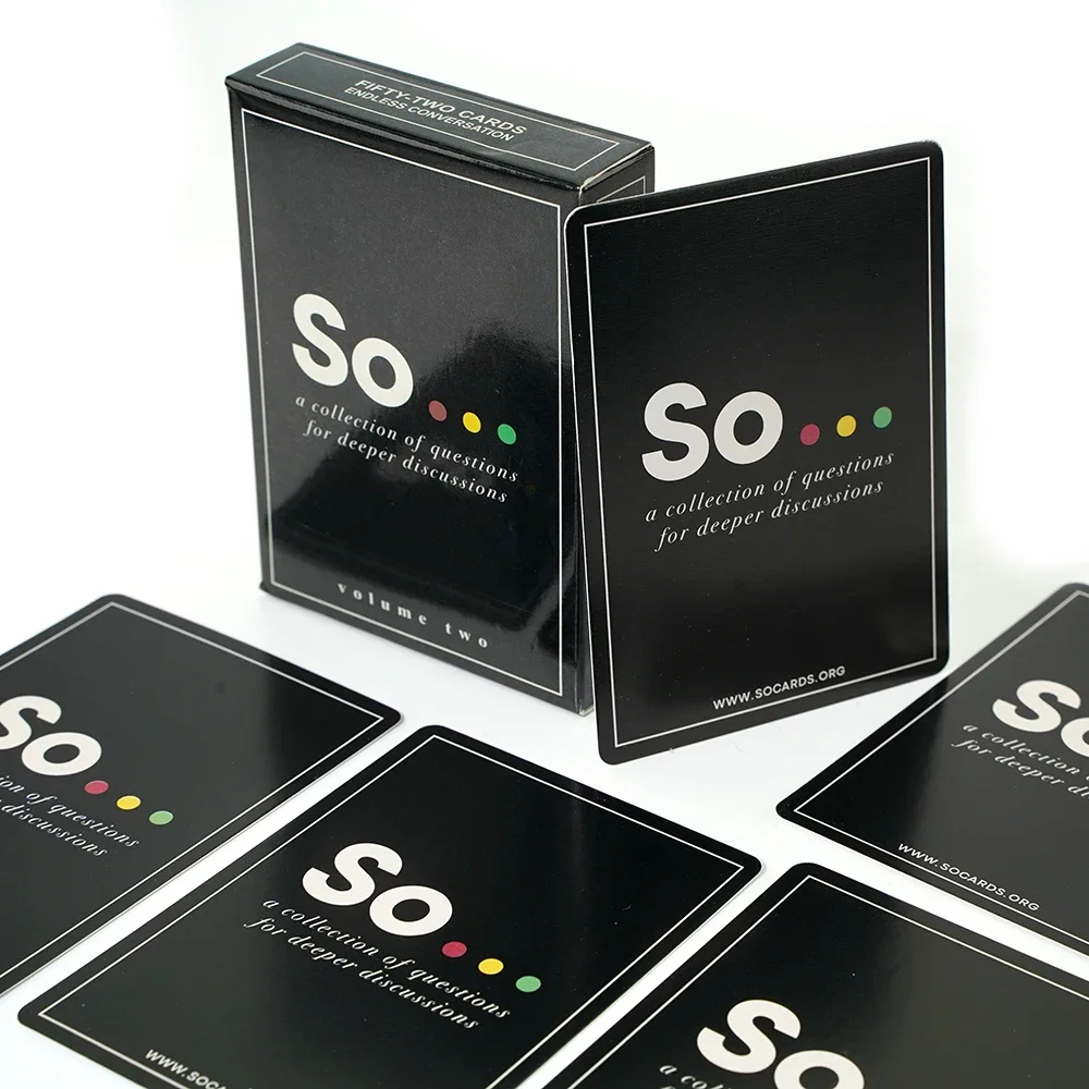 Party Games Questions For Adults - High Quality So Cards Conversation Starter