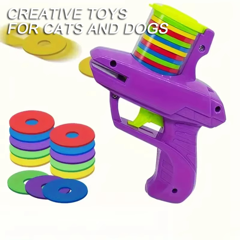 Frisbee Freestyle Disc - Funny Cat Toys Creative Turnip Gun