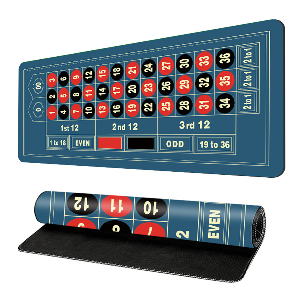 Party Games Entertainer - Rubber Large-sized Roulette Game Table Mat