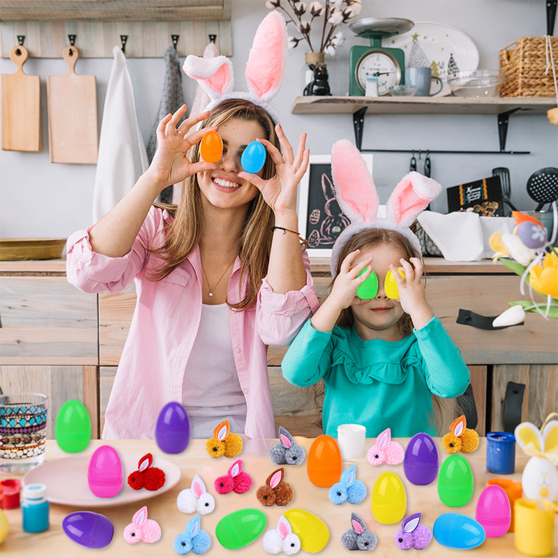 Party Games Egg - 24Pcs Cute Easter Egg with Rabbit
