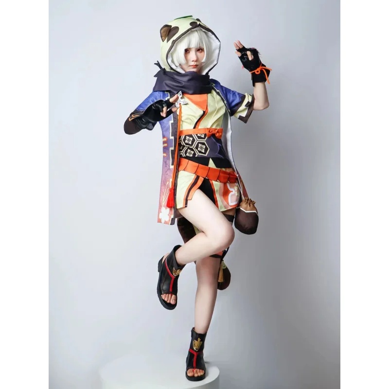 Zelda Party Games - Genshin Impact Sayu Cosplay Costume Adult