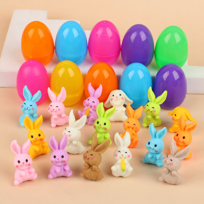 24Pcs Easter Egg With Rabbit F - Party Games Egg 评论和价格