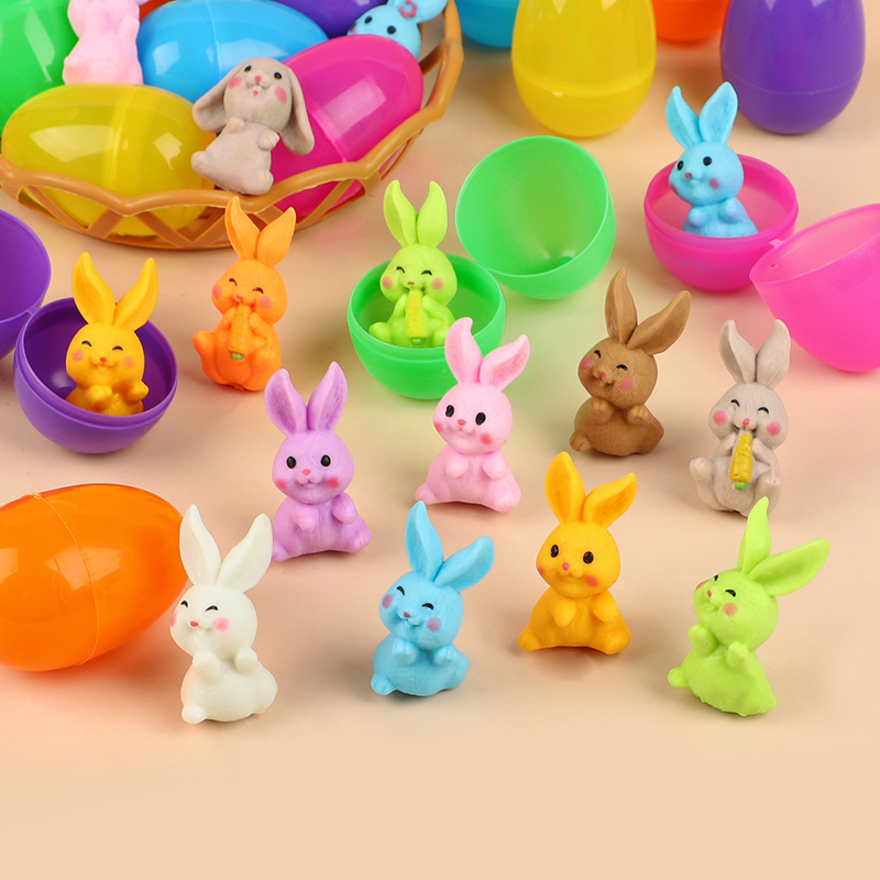 24Pcs Easter Egg With Rabbit F - Party Games Egg 评论和价格