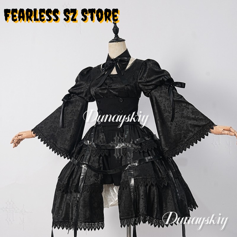 Girl Gothic Dress Halloween Ca - Party Games Girls 评论和价格