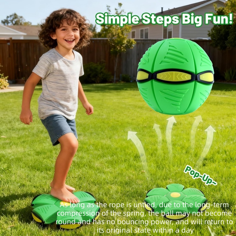 Kids Bouncing Ball Magic Flyin - Frisbee Freestyle Disc 评论和价格