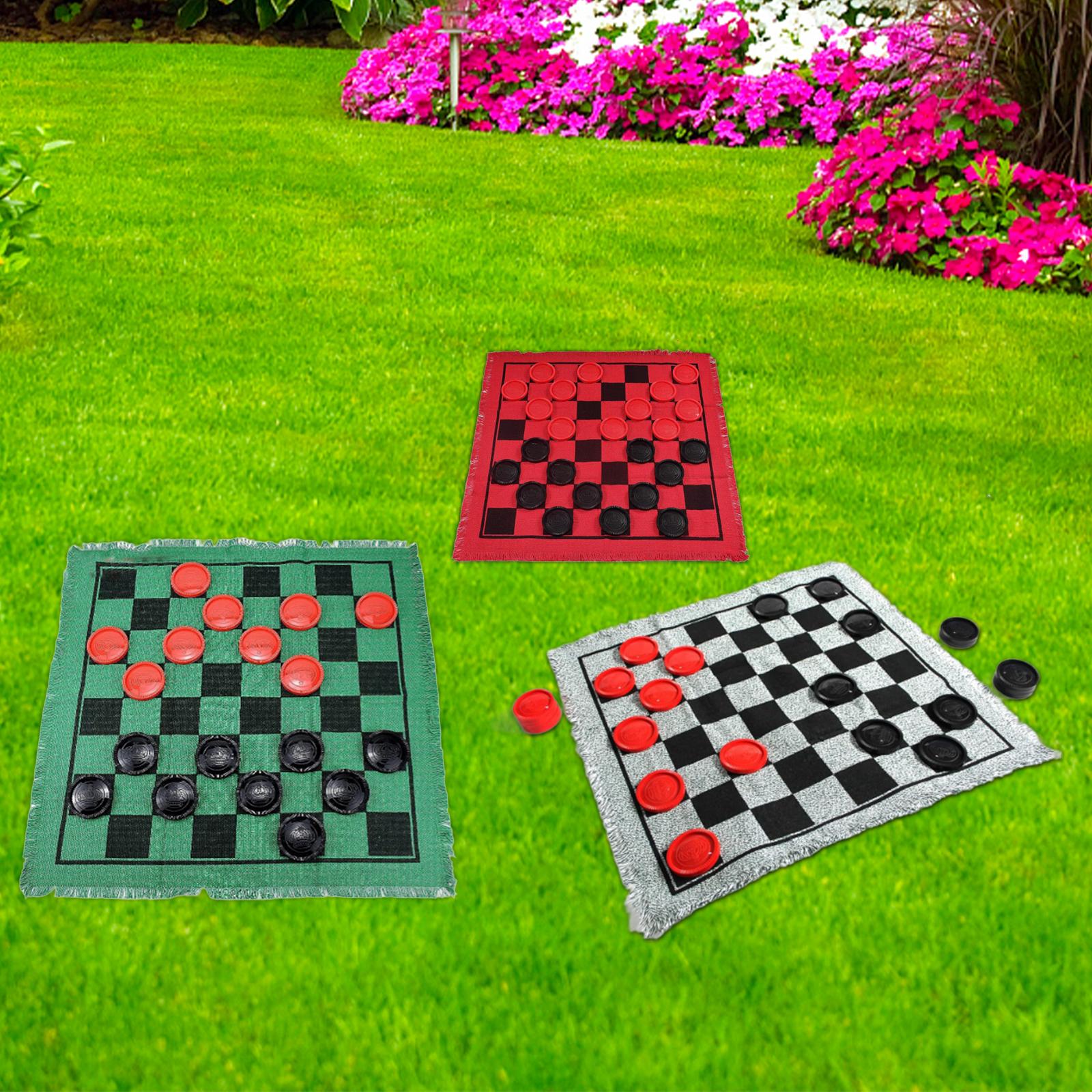 Giant Checkers Board Game Set, - Tic Tac Toe Giant 评论和价格