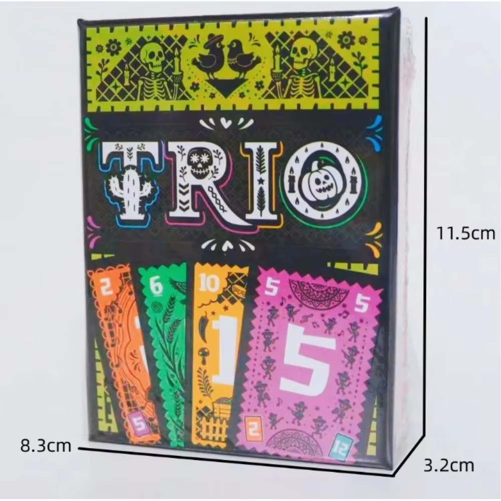 Strategic Card Board Game TRIO - Party Games Entertainer 评论和价格