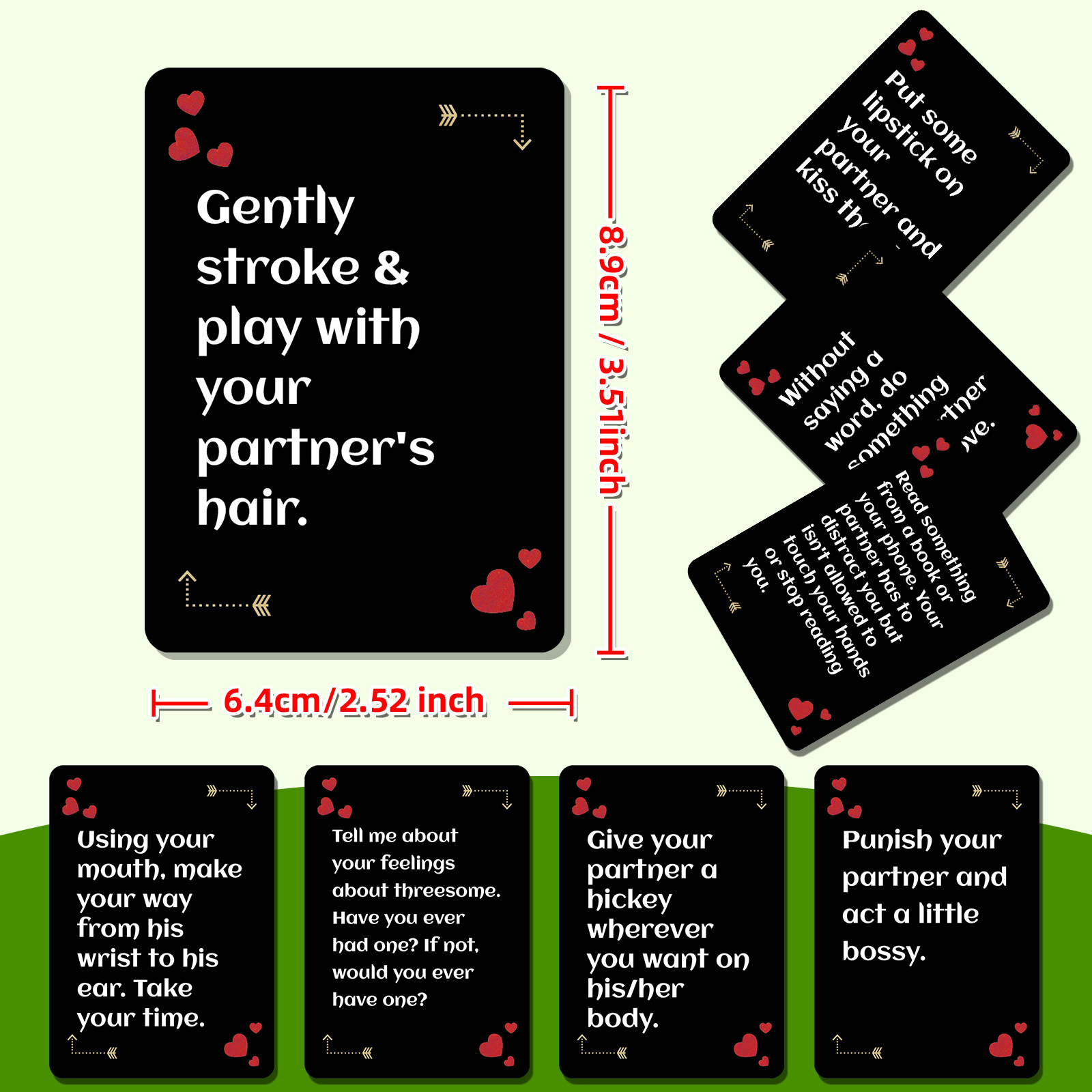 50pcs Romantic Couple Dare Gam - Party Games Questions For Adults 评论和价格