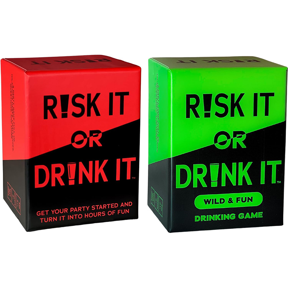 Risk It Or Drink It Fun Party  - Party Games Questions For Adults 评论和价格