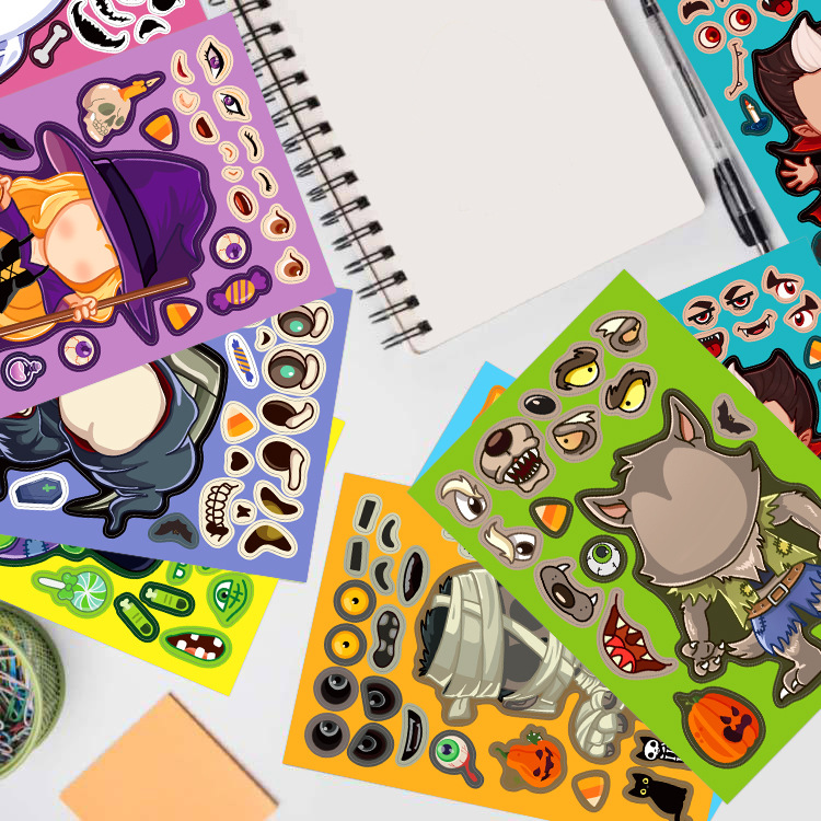 8pcs/pack Cartoon Halloween St - Party Games Instagram 评论和价格