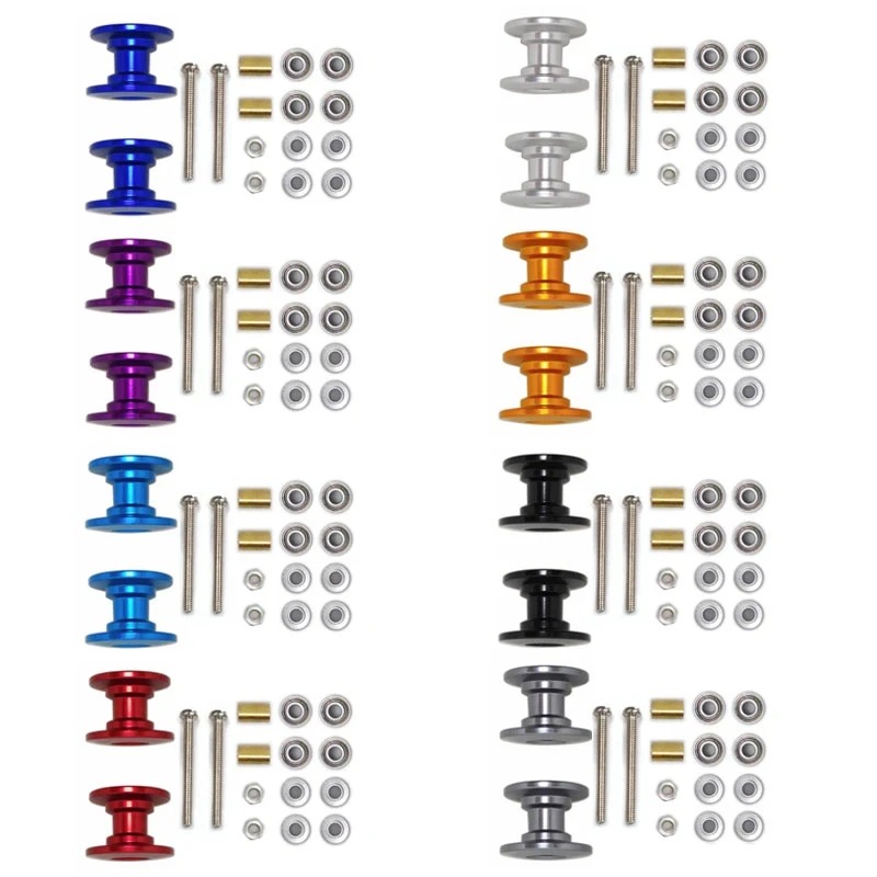 2Pcs 12-13mm Double Guide Roll - Tamiya Model Mini 4Wd 评论和价格