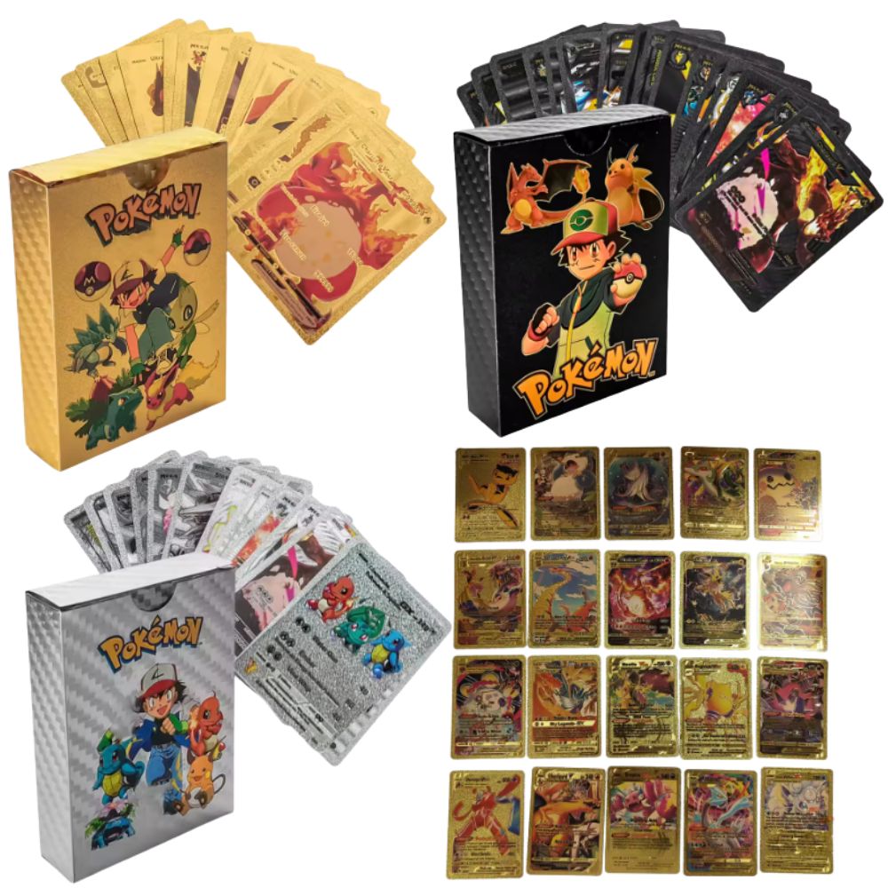 New 55PCS Pokémon Cards Vmax G - Party Games No Props 评论和价格