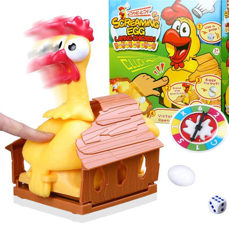 Funny Lucky Chicken Laying Egg - Party Games Egg 评论和价格