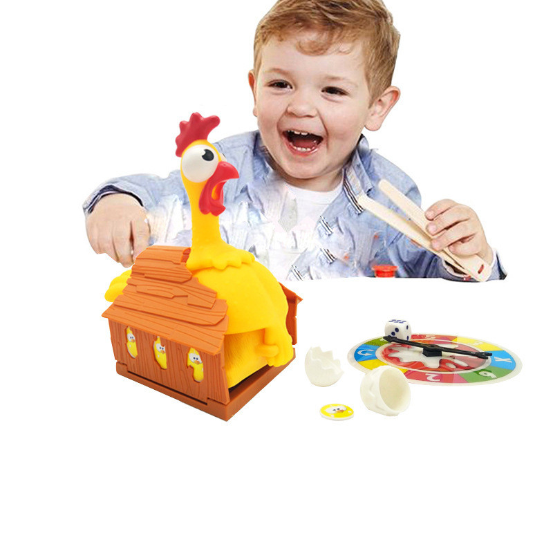 Funny Lucky Chicken Laying Egg - Party Games Egg 评论和价格