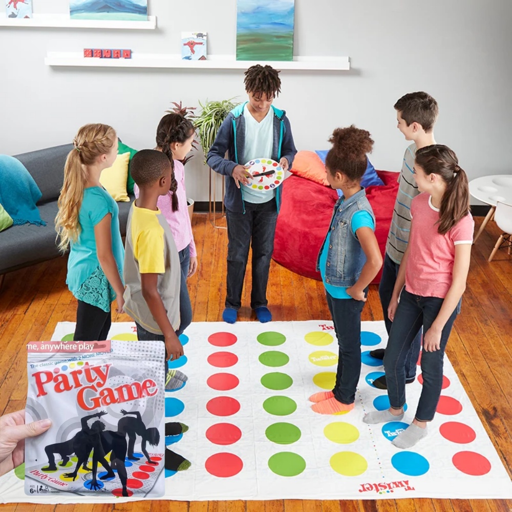 Twister Party Game - Family In - Party Games For 5 Year Olds Indoors 评论和价格