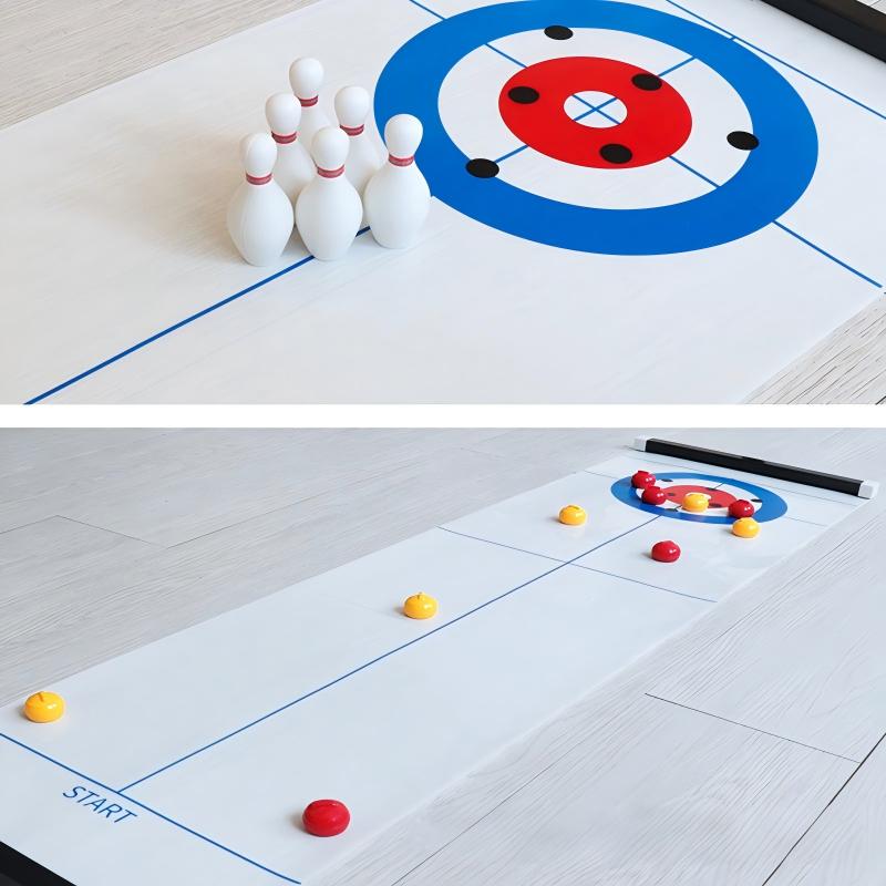 New Mini Curling&Bowling Table - Party Games For 5 Year Olds Indoors 评论和价格
