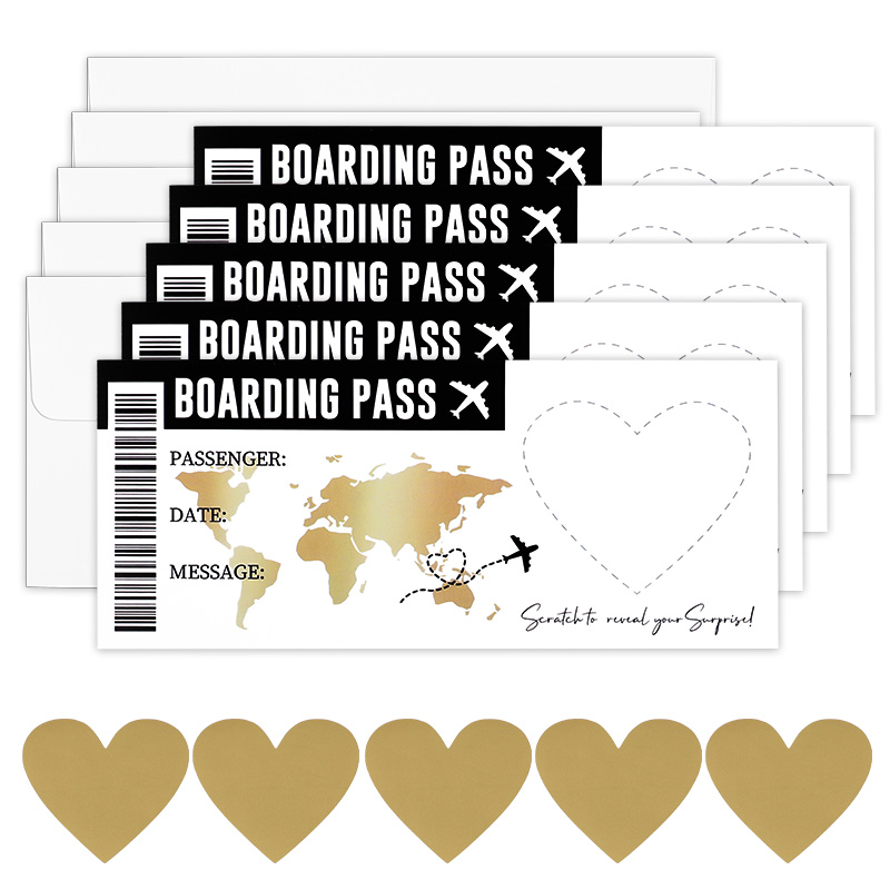 1Set Boarding Pass Theme Scrat - Party Games Game Pass 评论和价格