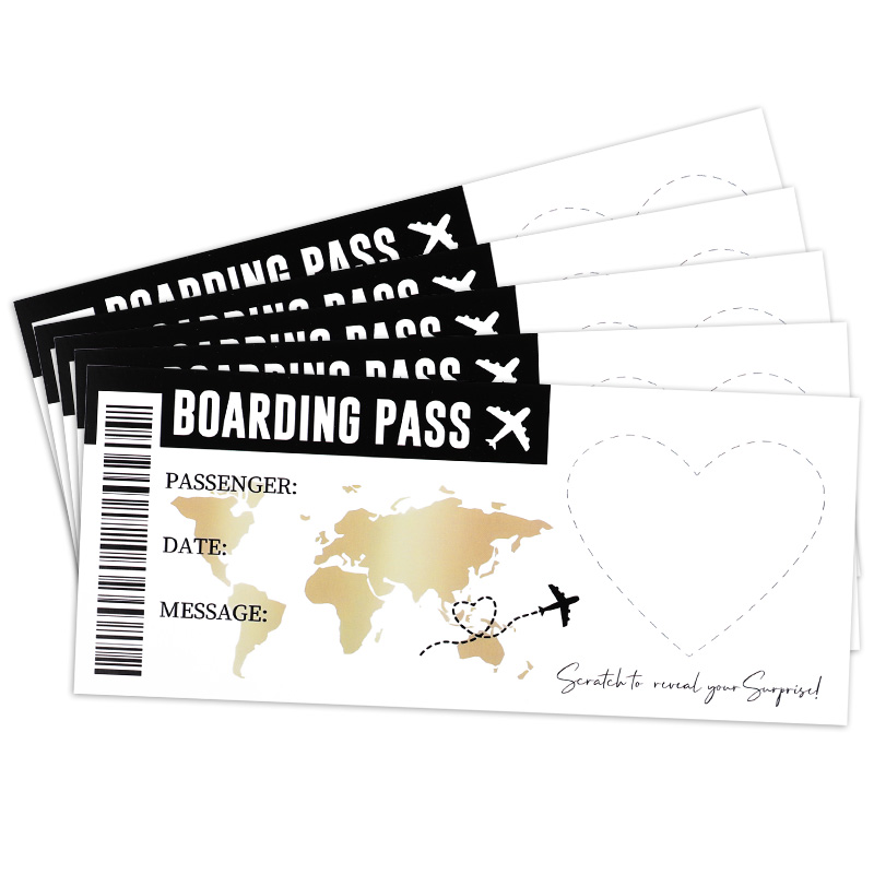 1Set Boarding Pass Theme Scrat - Party Games Game Pass 评论和价格