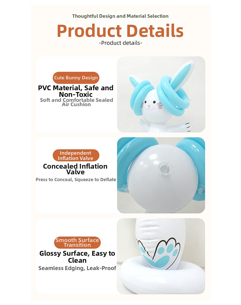 Easter Inflatable Bunny Ring T - Party Games Egg 评论和价格