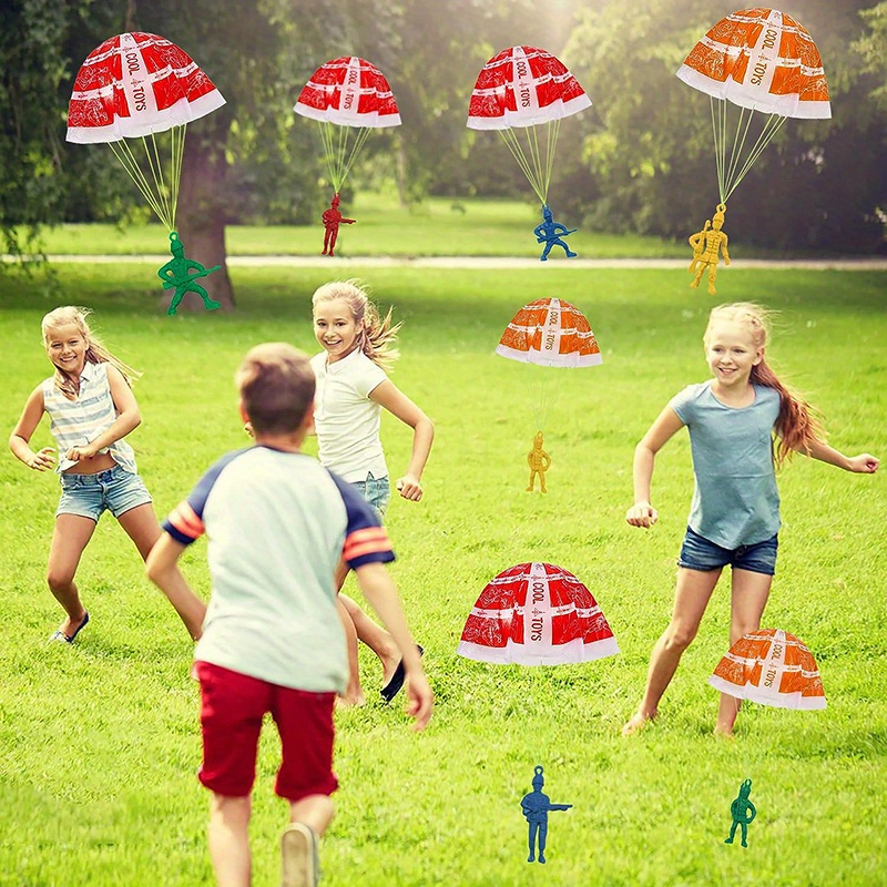10/100pcs Parachute Toys for K - Party Games Ideas For Kids 评论和价格
