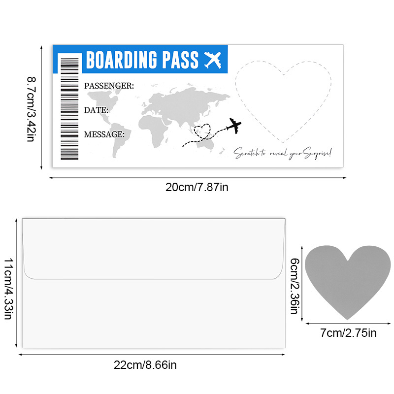 5Sheets Boarding Pass Scratch  - Party Games Game Pass 评论和价格