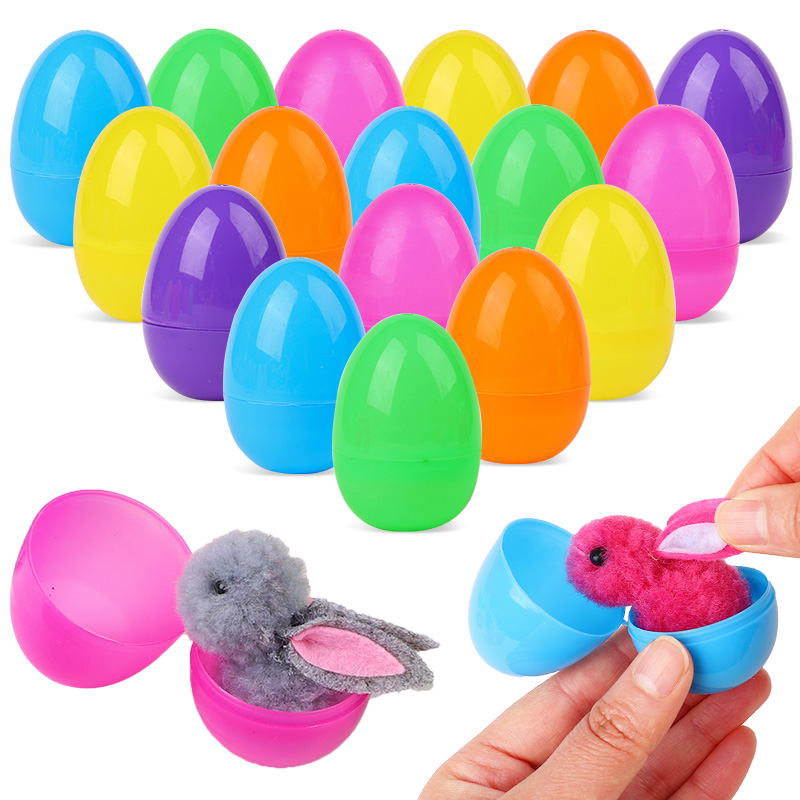 24/48Pcs Cute Easter Egg with  - Party Games Egg 评论和价格