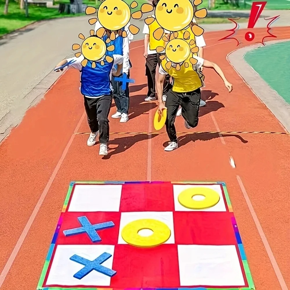 Giant Tic Tac Toe Game Mat Set - Tic Tac Toe Giant 评论和价格