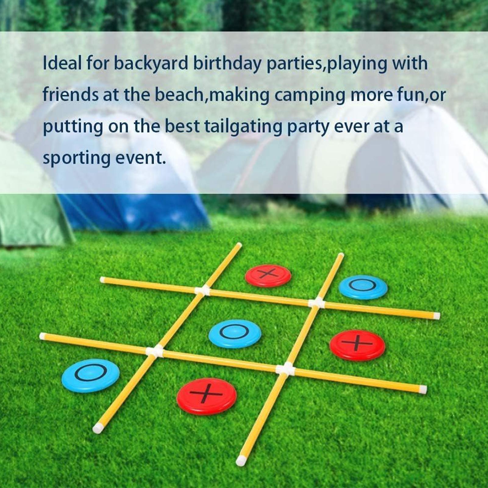 Bean Toss Game Outdoor Lawn Ga - Tic Tac Toe Giant 评论和价格
