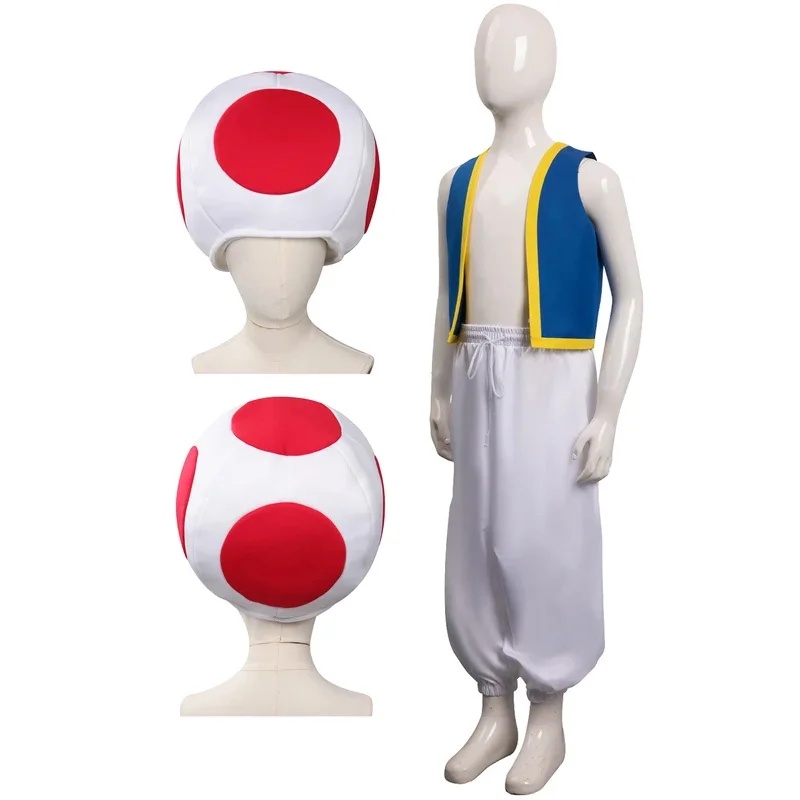 Kinopio Toad Cosplay Hat Kids  - Zelda Party Games 评论和价格